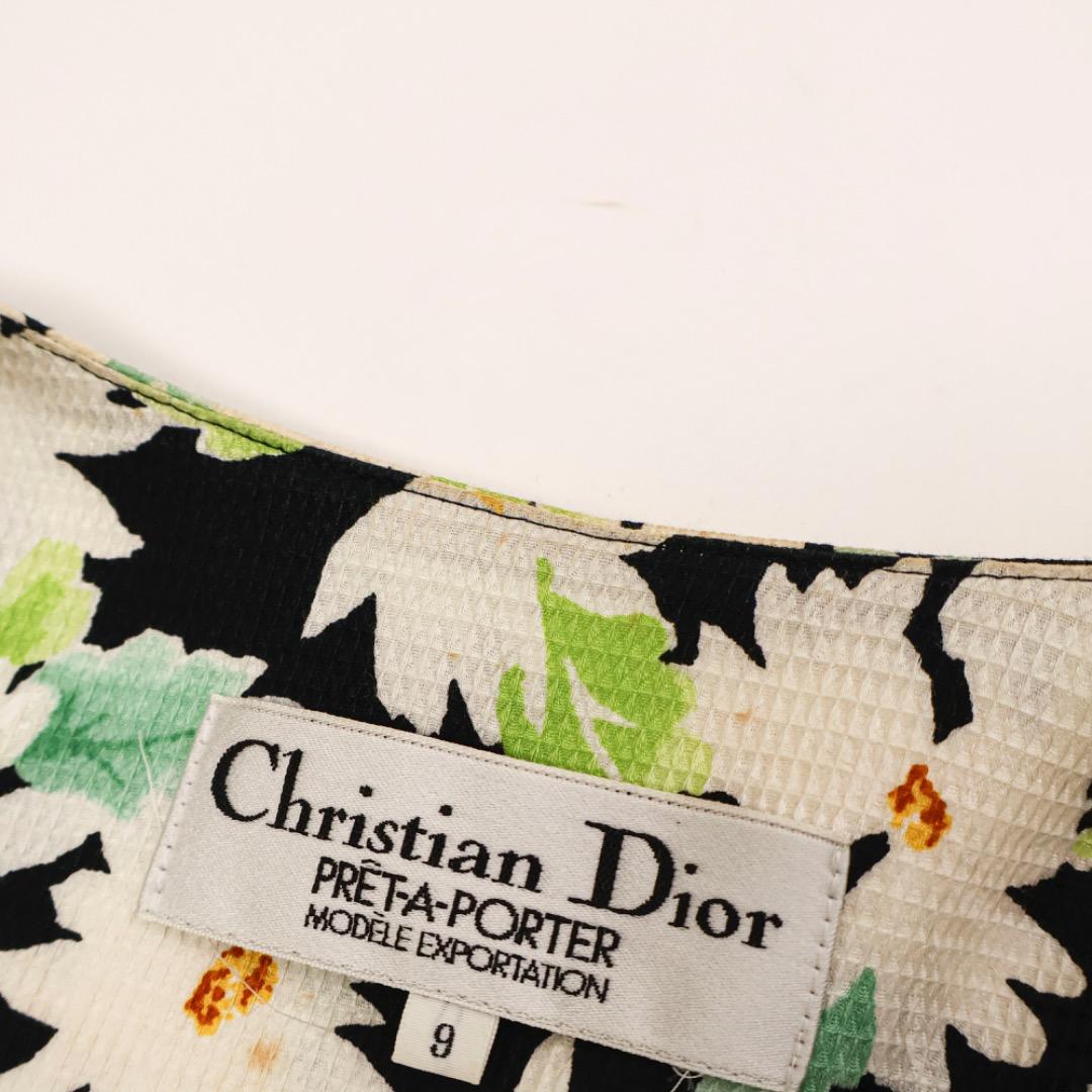 H2670クリスチャンディオール　PRET-A-P0RTER 花柄ジャケット