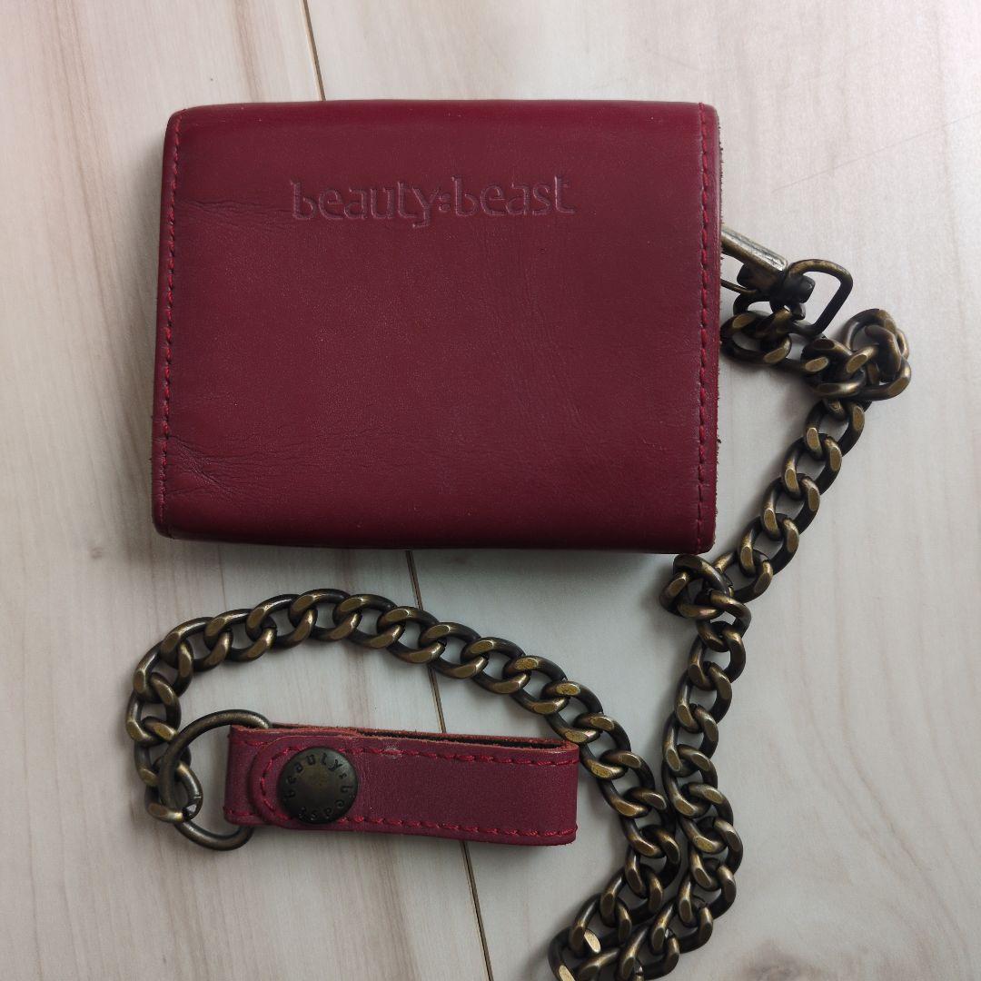 ビューティビースト レッド ウォレットチェーン