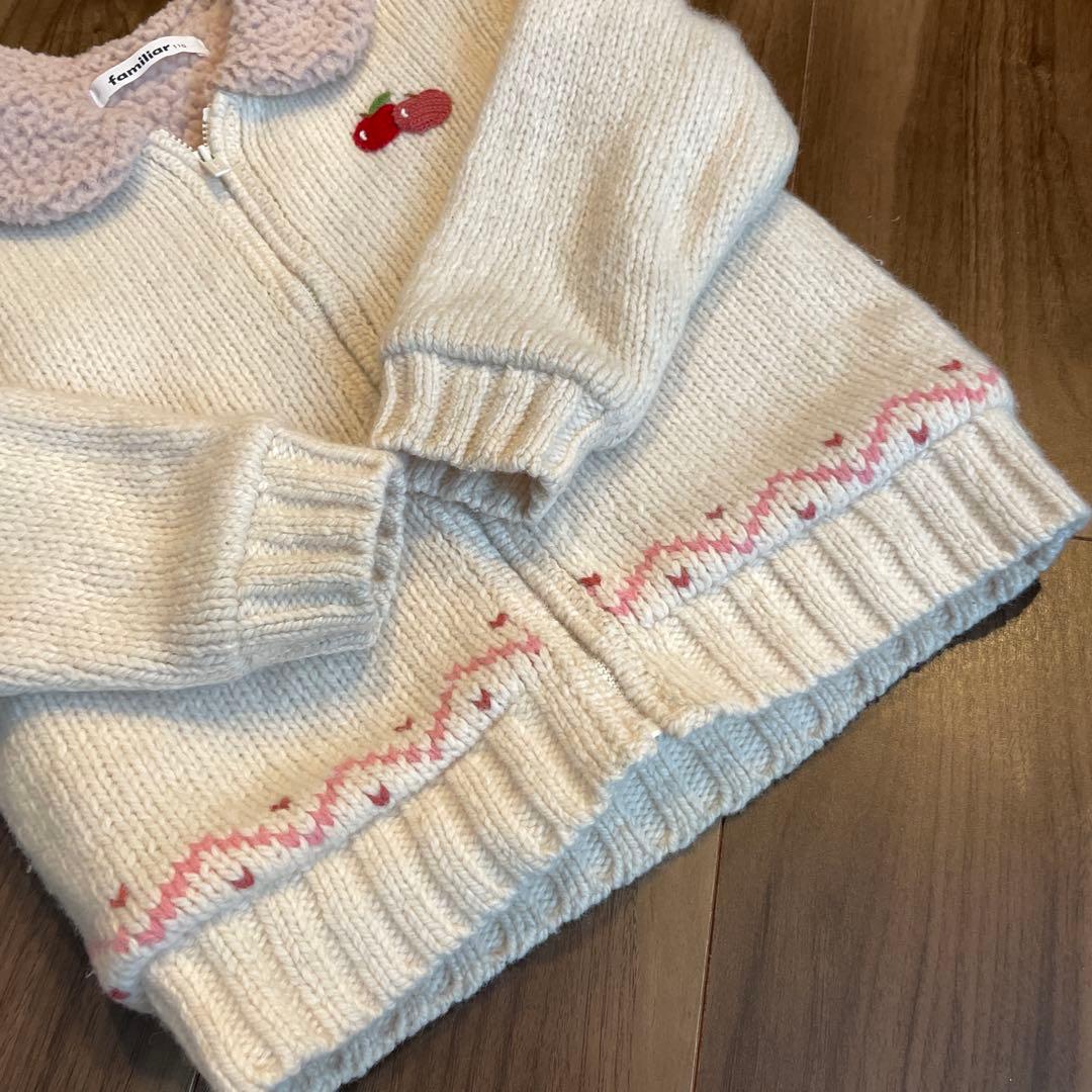 ファミリア　ジャケット　ニット　セーター　110㎝