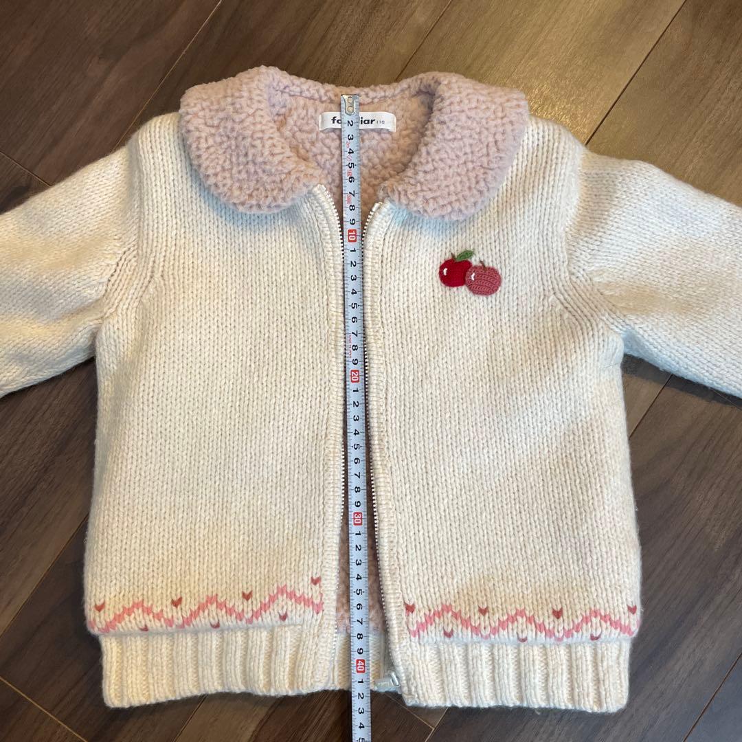 ファミリア　ジャケット　ニット　セーター　110㎝