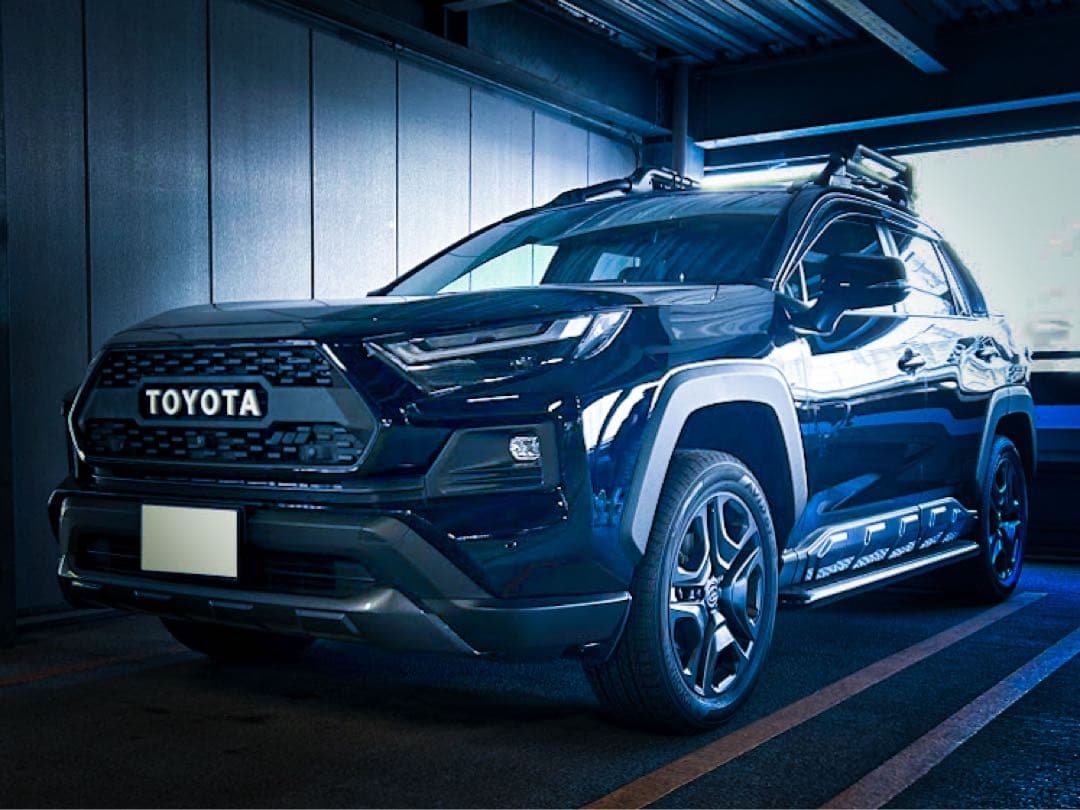 rav4 ドアプロテクター　ラプターライナー塗装　新品未使用