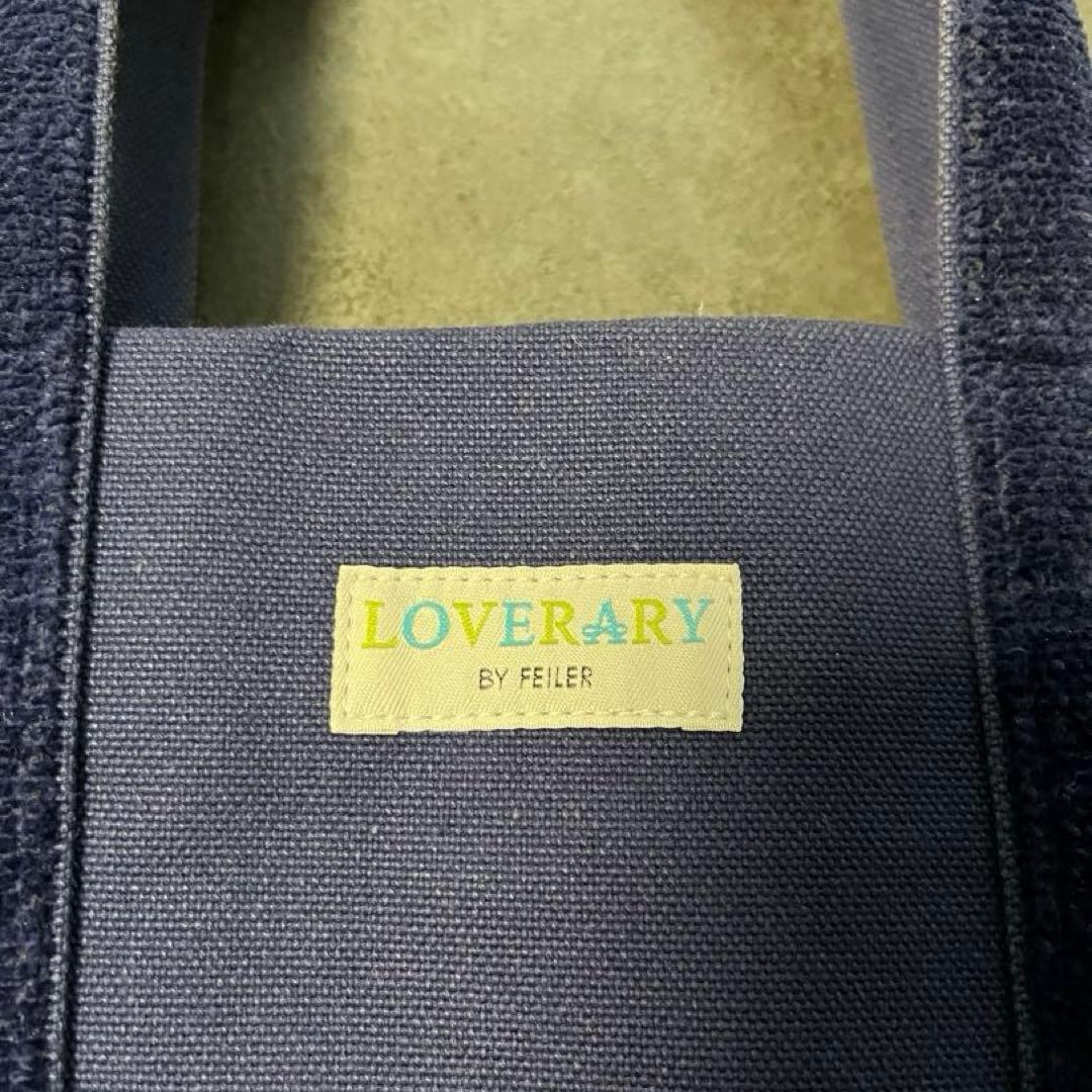 ラブラリーバイフェイラー オールドテディ ワッペントートバッグ ネイビー 小