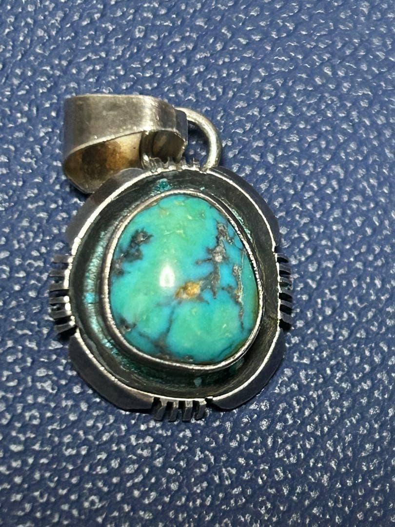 ボコ！ターコイズ シルバー ペンダント箱付き！！