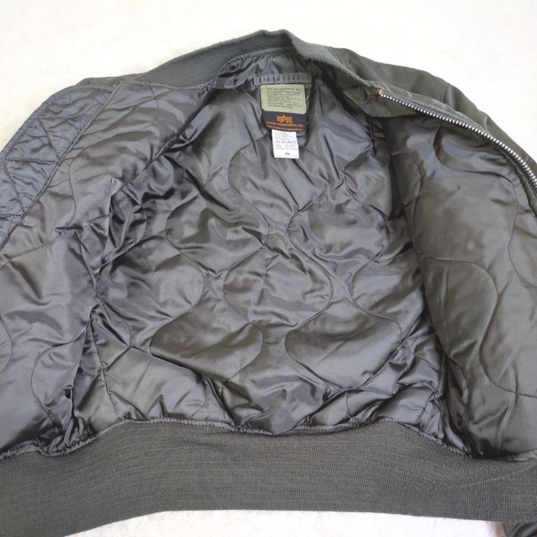 ALPHA USA製 90s フライトジャケット MA-1 ビンテージ キルティ