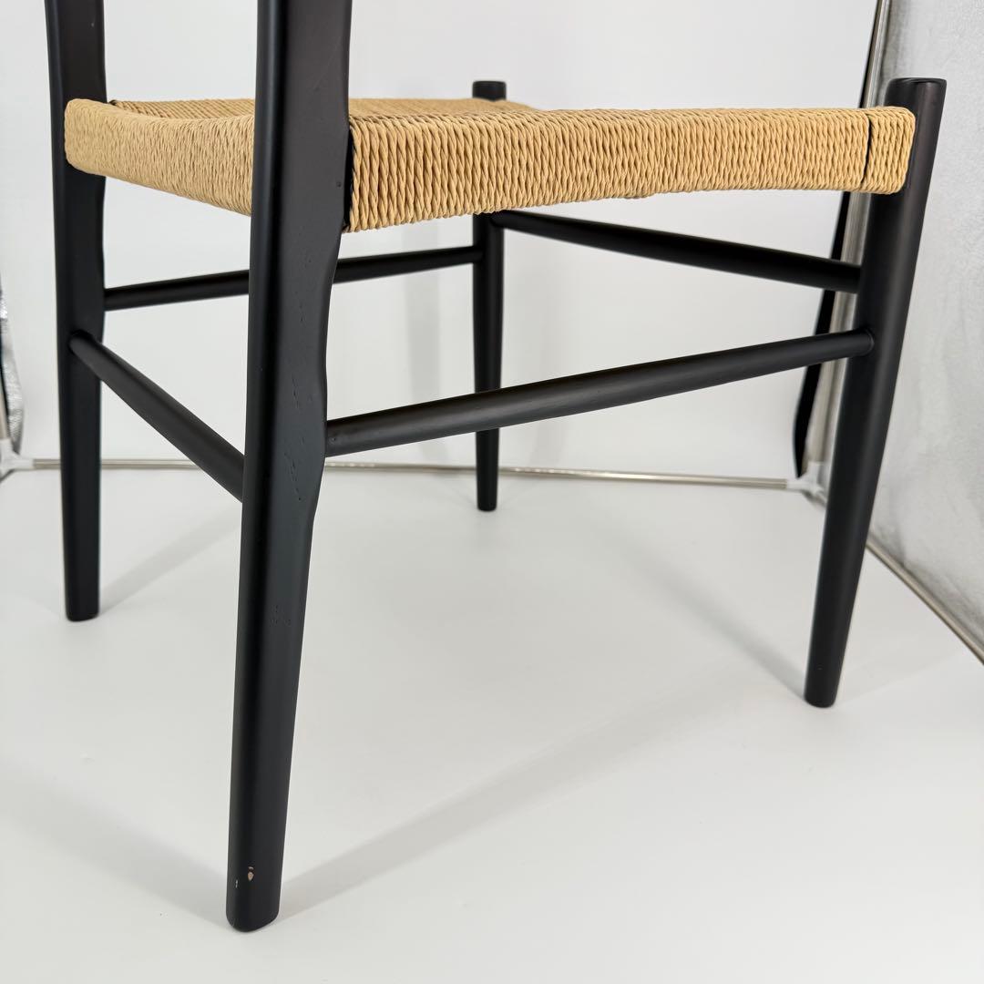 Re:CENO PRODUCT ペーパーコード　チェア ブラック　ナチュラル