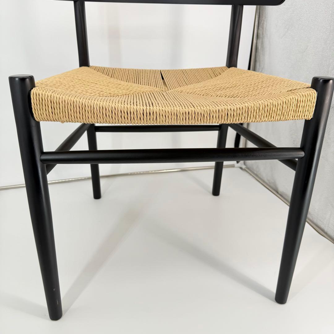 Re:CENO PRODUCT ペーパーコード　チェア ブラック　ナチュラル