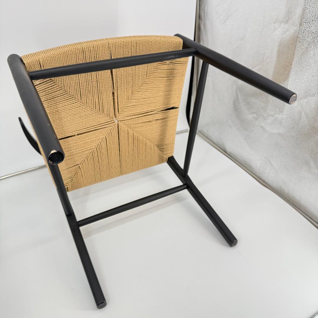 Re:CENO PRODUCT ペーパーコード　チェア ブラック　ナチュラル