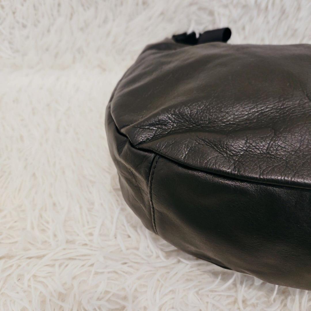 russet ラシット ソフトレザー ラウンド ビッグショルダ ーバッグ 肩掛け