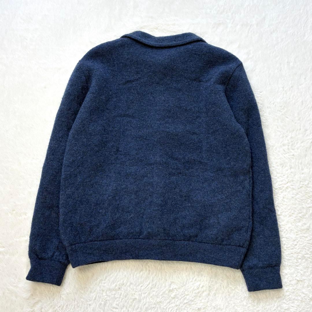 美品 Mademoiselle NON NON 丸襟ニットジャケット