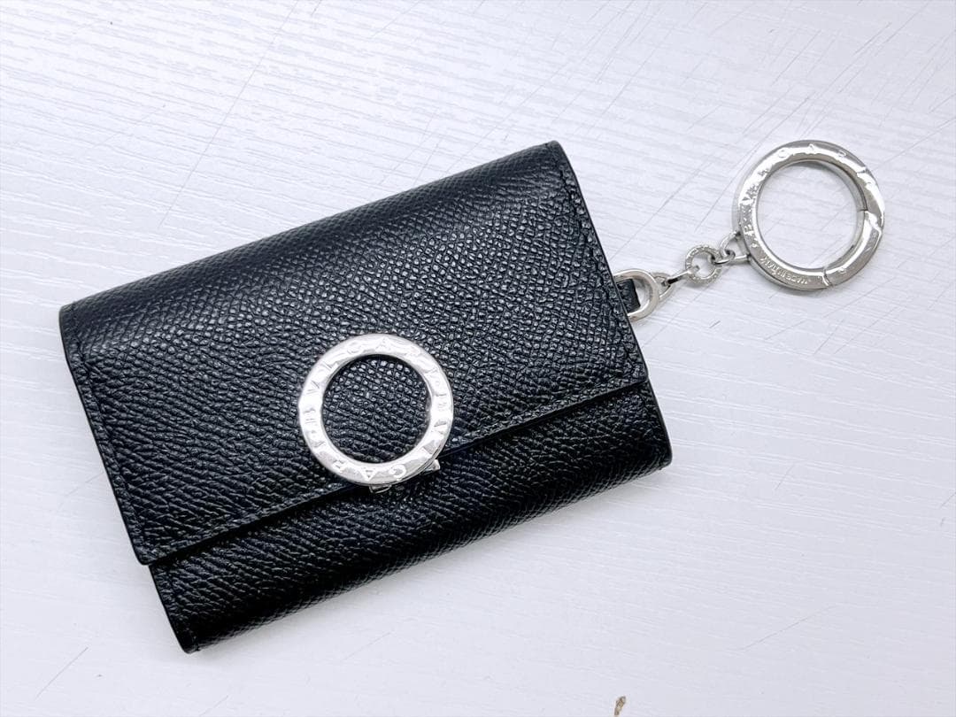 美品　ブルガリ　クリップ　キーホルダー　キーケース　289360　RFID