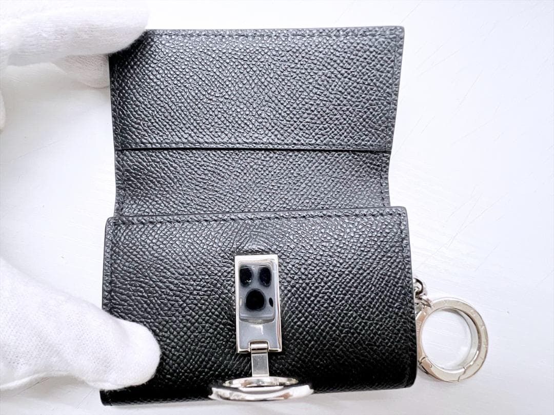 美品　ブルガリ　クリップ　キーホルダー　キーケース　289360　RFID