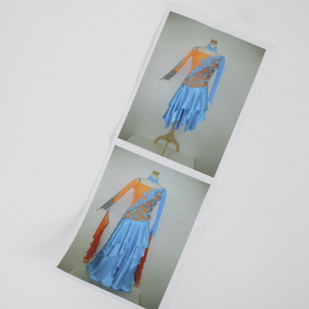 【極美品 日本製 社交ダンス衣装】 in the MOOD インザムード ドレス