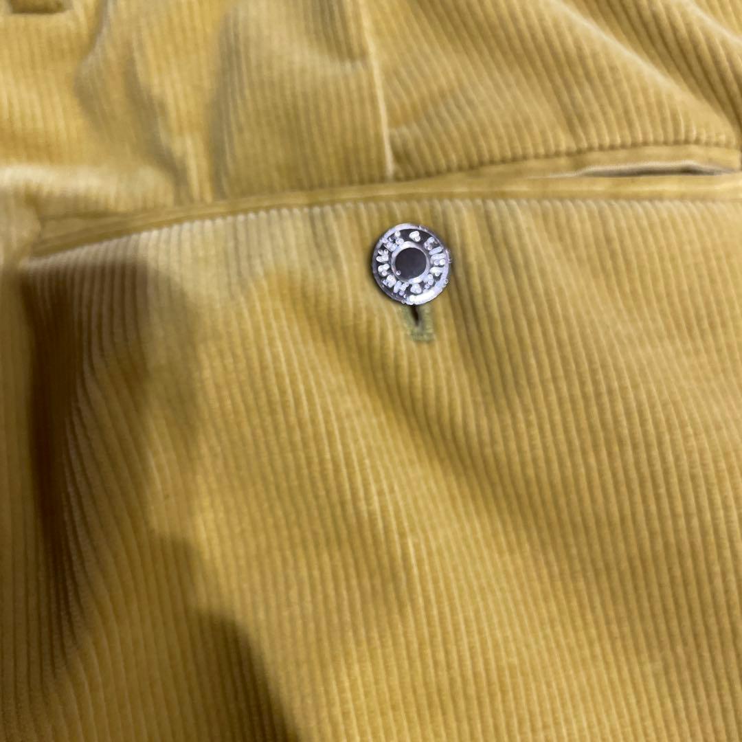 HERMES エルメス コーデュロイスラックス　セリエボタン