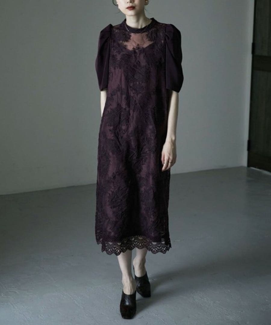 ★新品★ etoll. ヴィンテージレースドレス 結婚式　パーティー