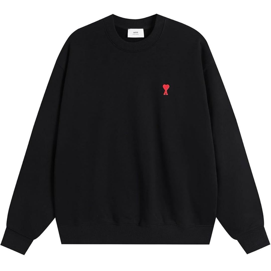 アミパリス　トレーナー　黒　L