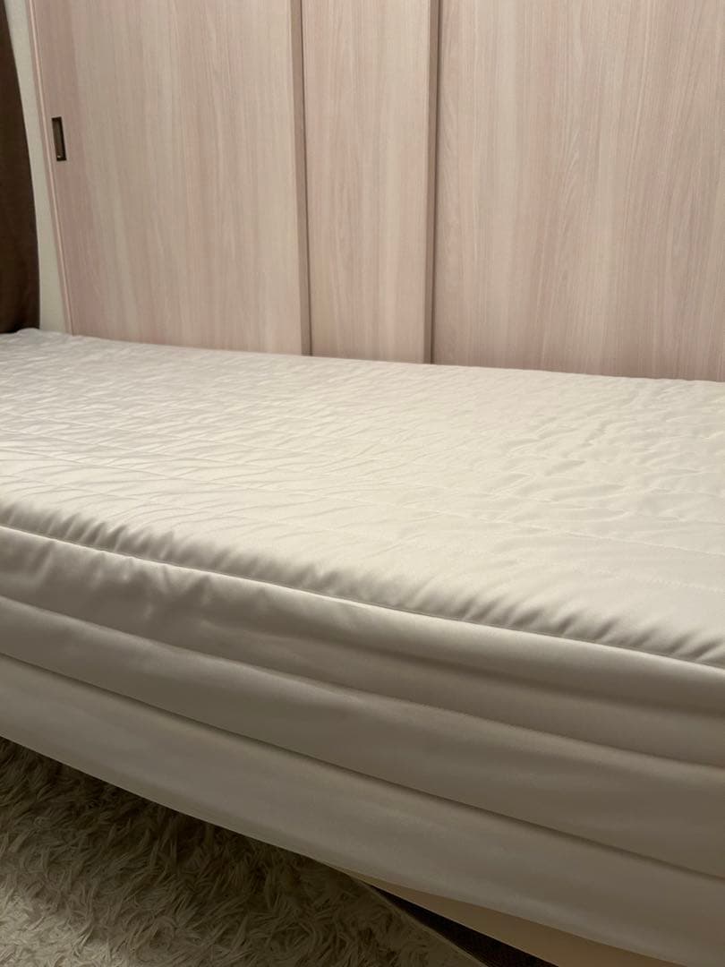 シングル脚付マットレス　ポケットコイル　（洗えるカバー　組み立て仕様）　無印良品