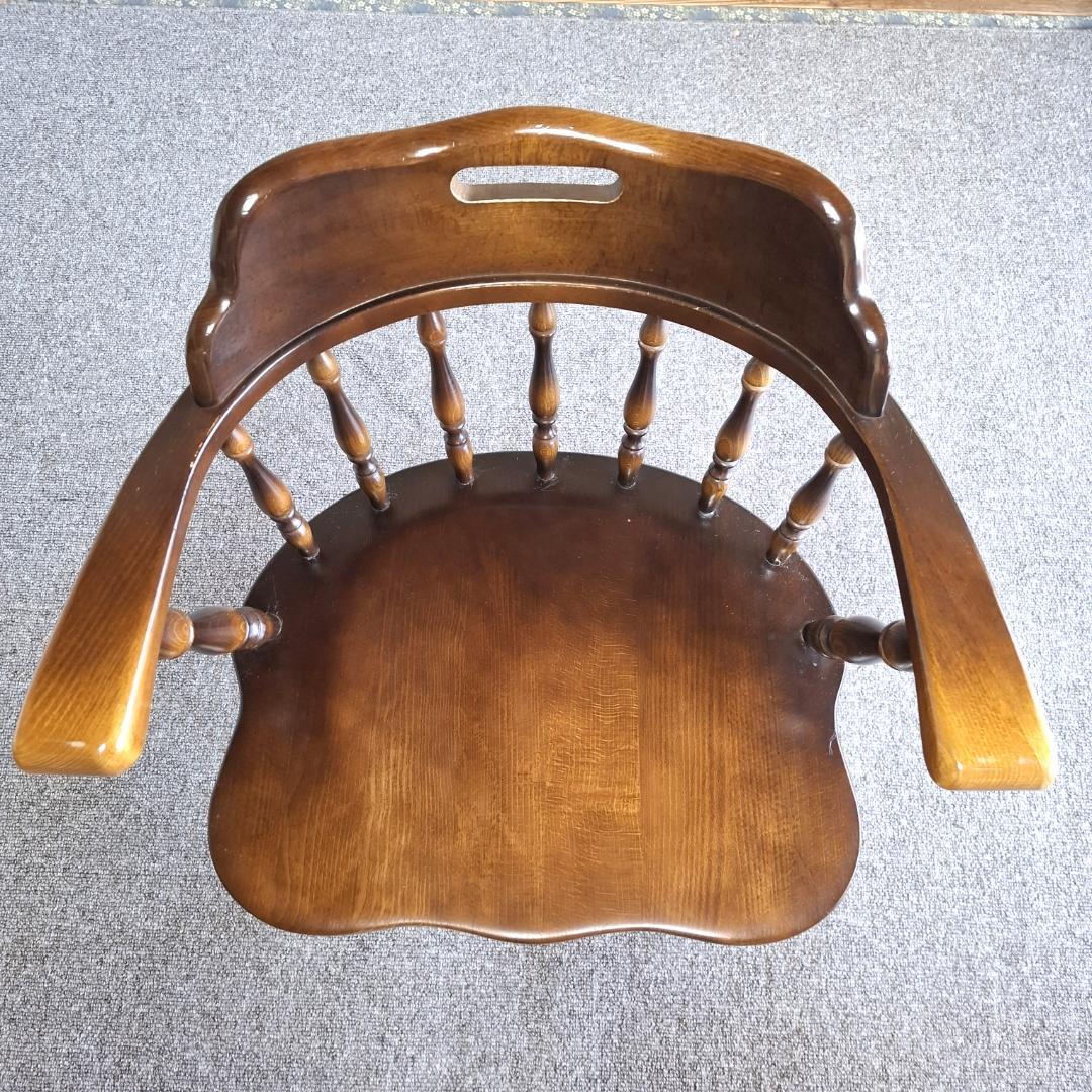 ①★飛騨産業★キツツキマーク★ウィンザーチェア★ダイニングチェア★