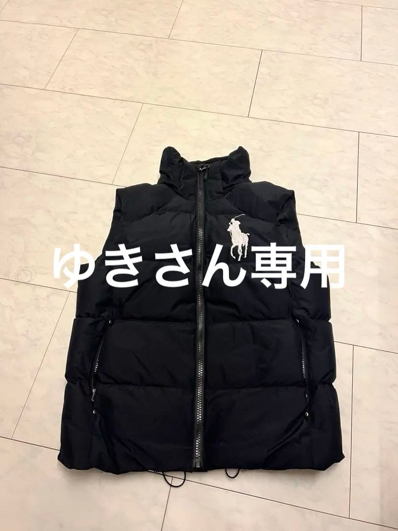 POLO RALPH LAUREN ブラック ダウンベスト Sサイズ
