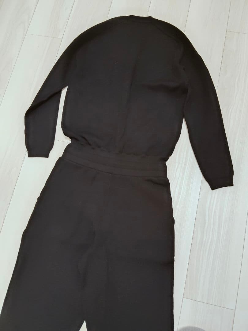 MADISONBLUE　マディソンブルー　パールジャンプスーツ　ブラック