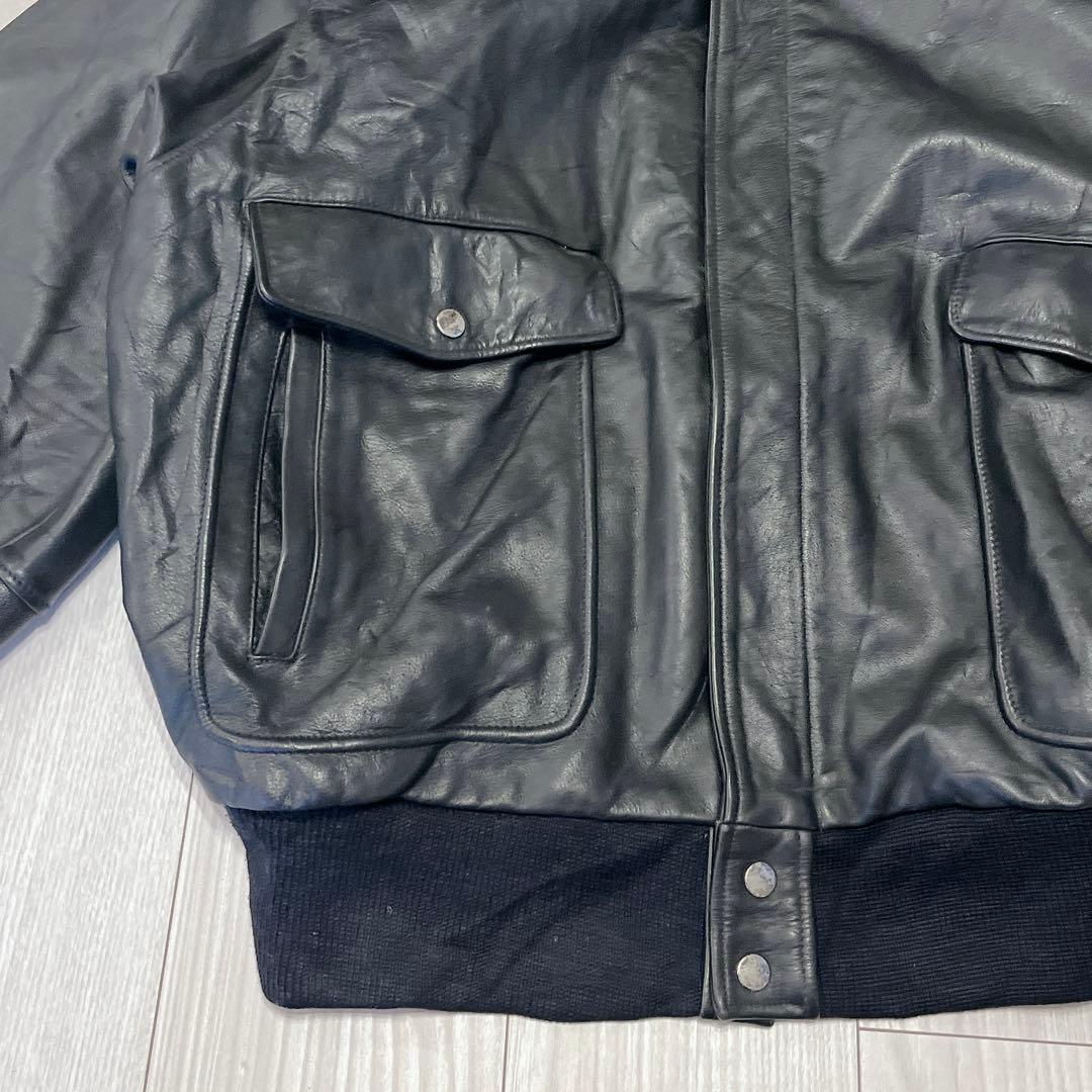 希少サイズ WINCH vintage 本革 フライトジャケット G-1 A-2