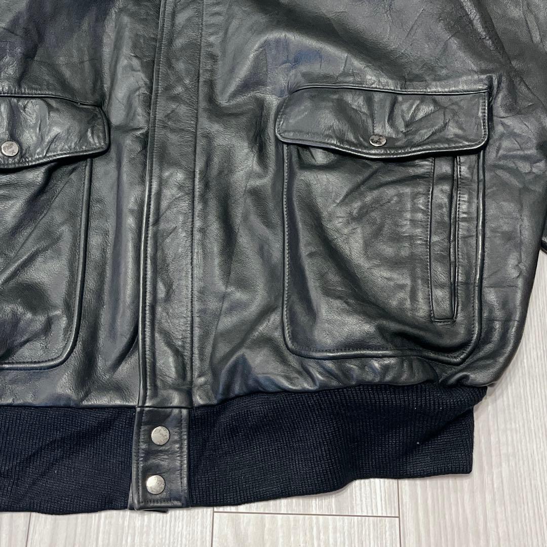 希少サイズ WINCH vintage 本革 フライトジャケット G-1 A-2