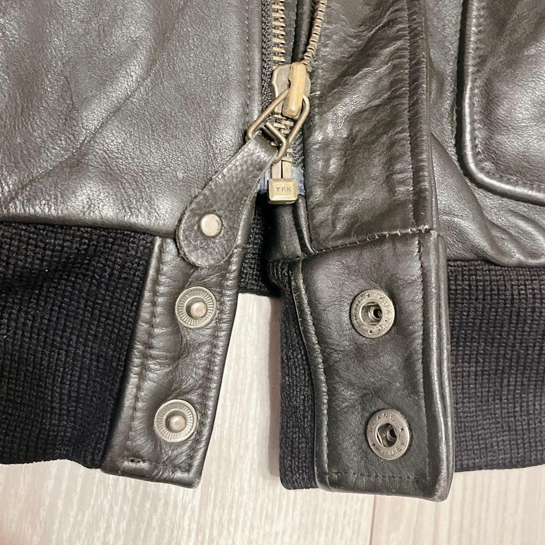 希少サイズ WINCH vintage 本革 フライトジャケット G-1 A-2