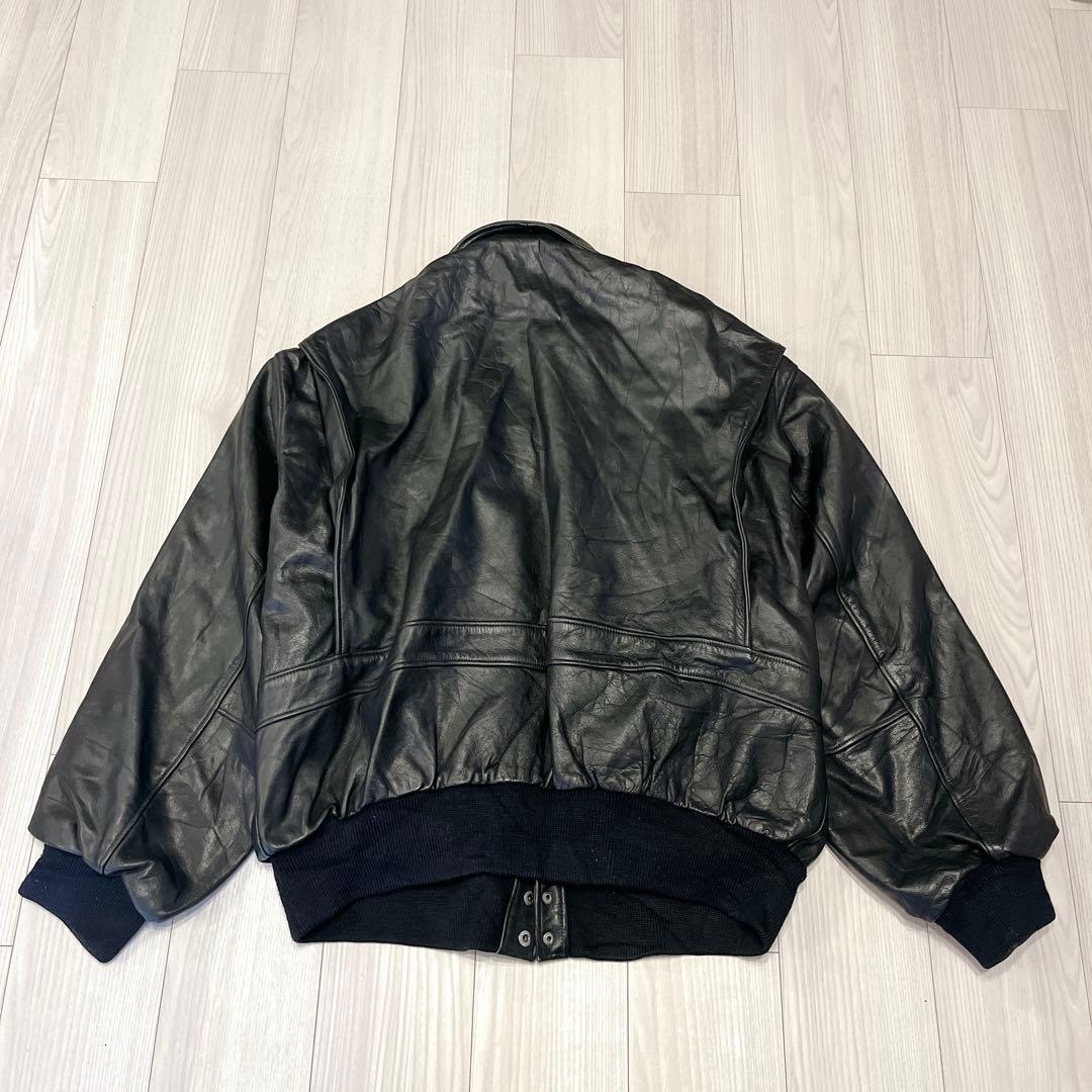 希少サイズ WINCH vintage 本革 フライトジャケット G-1 A-2