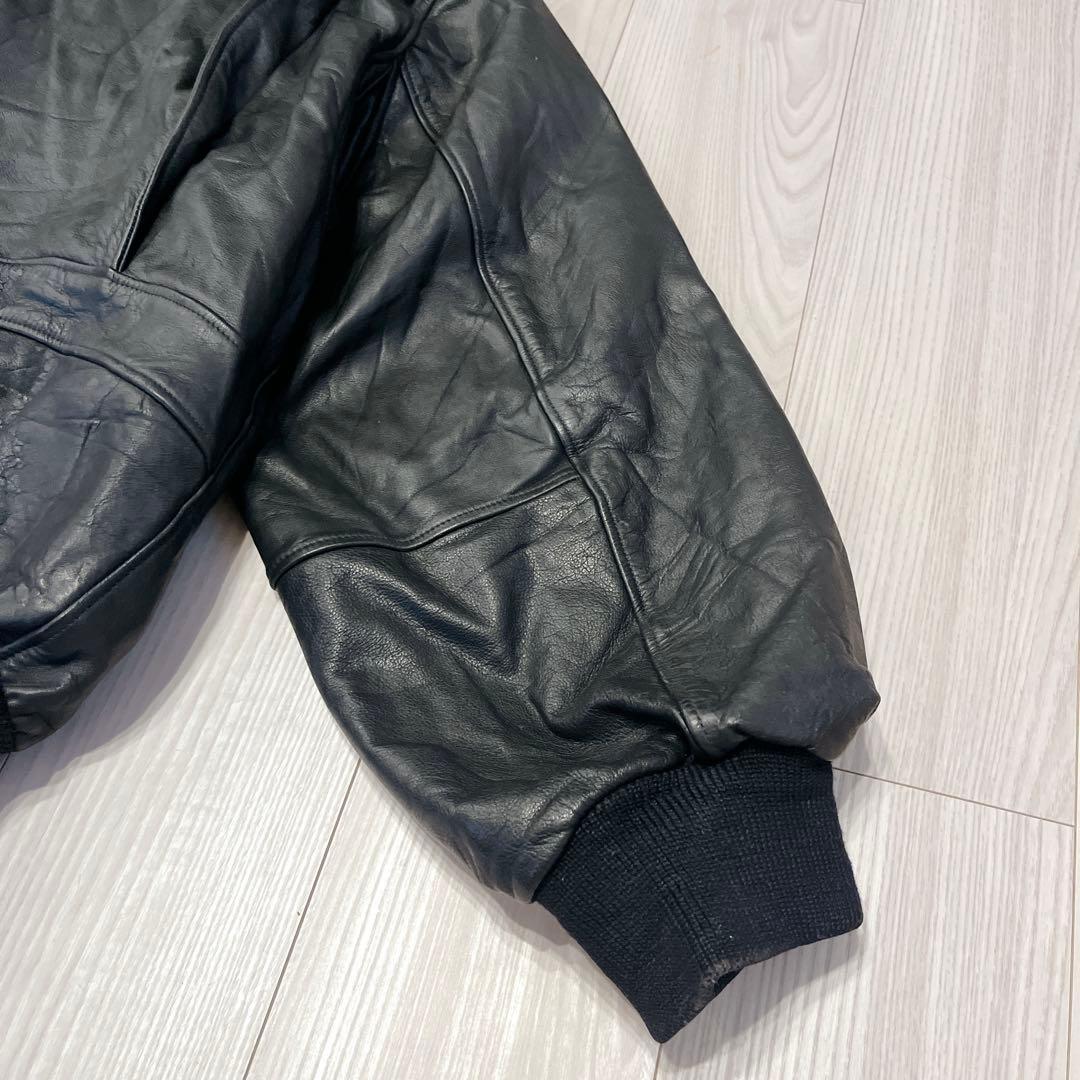 希少サイズ WINCH vintage 本革 フライトジャケット G-1 A-2