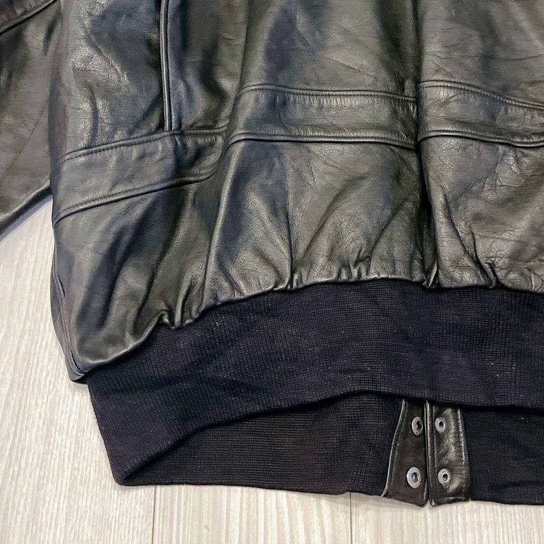 希少サイズ WINCH vintage 本革 フライトジャケット G-1 A-2