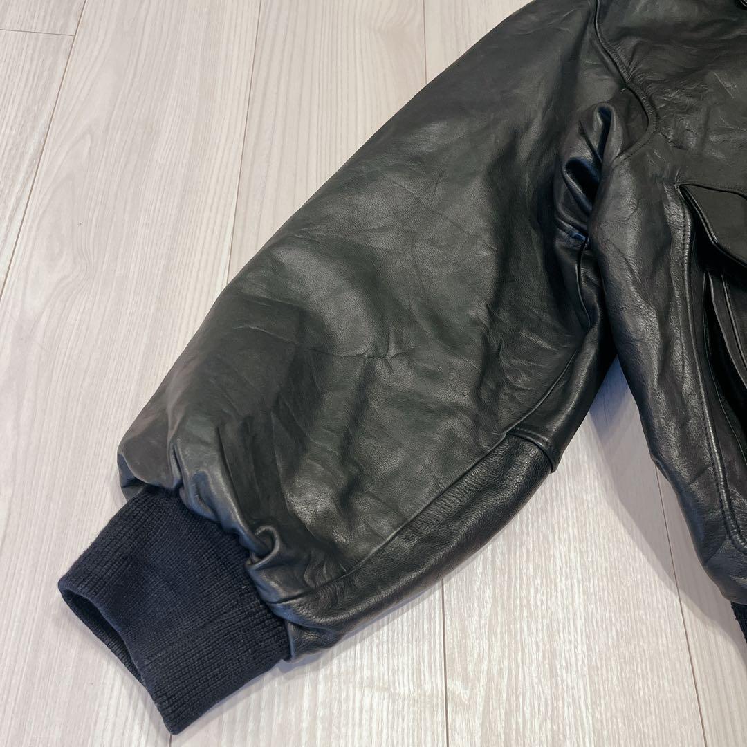 希少サイズ WINCH vintage 本革 フライトジャケット G-1 A-2