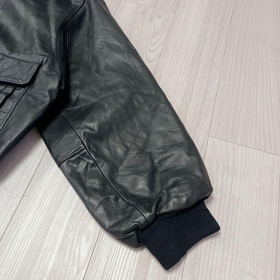 希少サイズ WINCH vintage 本革 フライトジャケット G-1 A-2