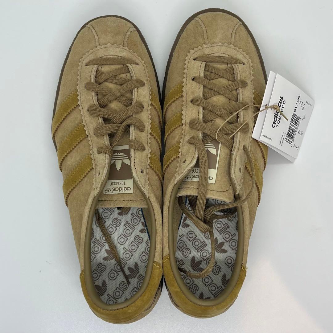 新品 23cm adidas TOBACCO タバコ グルーエン スエード