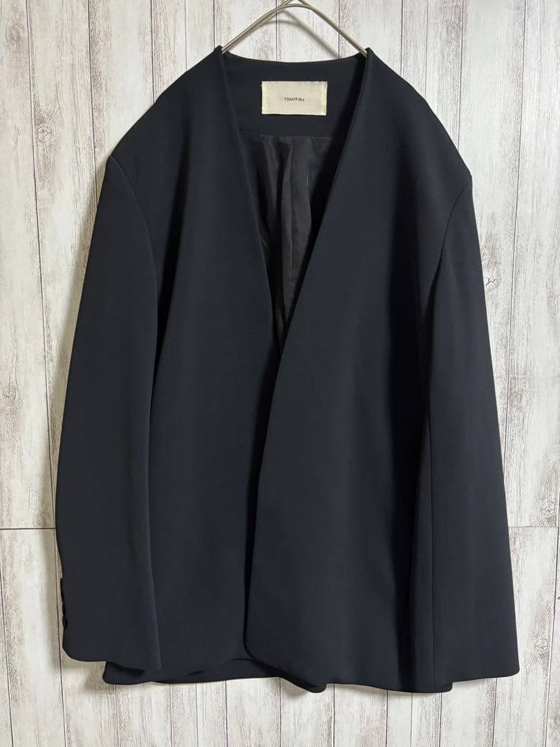ジャケット・アウター TODAYFUL Collerless Twill Jacket 38