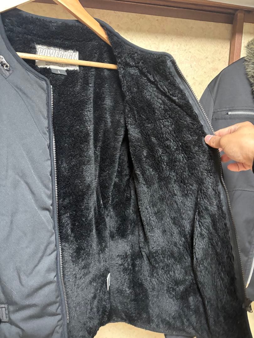 パワーエイジ　ジャケット PJ-23201 メンズ ブラック