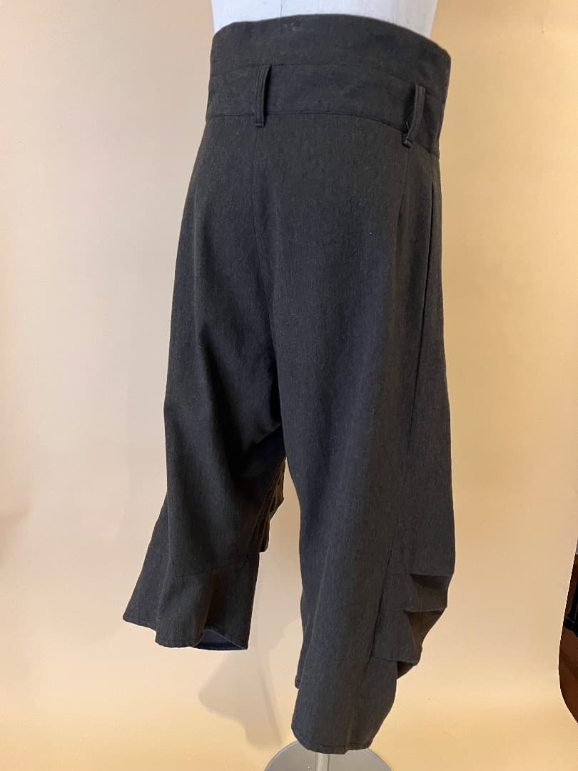 Christopher Nemeth ネメス ウール ワイドパンツ ダークグレー