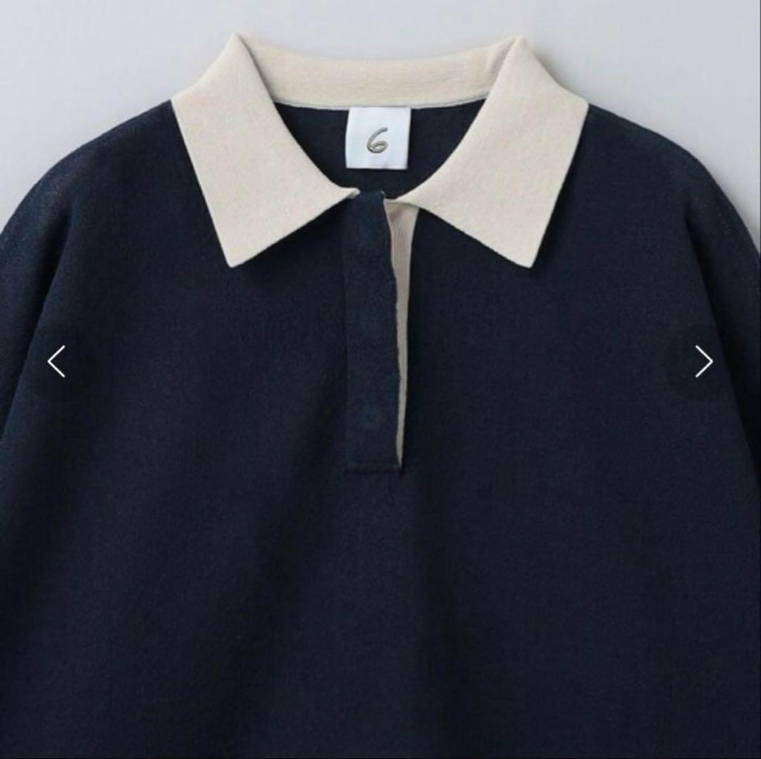 6（roku）シアージャガードポロニット