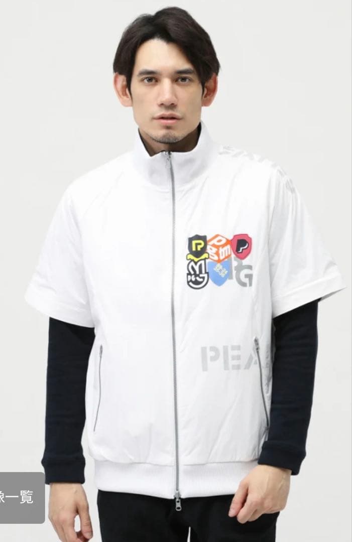 PEARLY GATES ストレッチリップストップ リバーシブル中綿ブルゾン