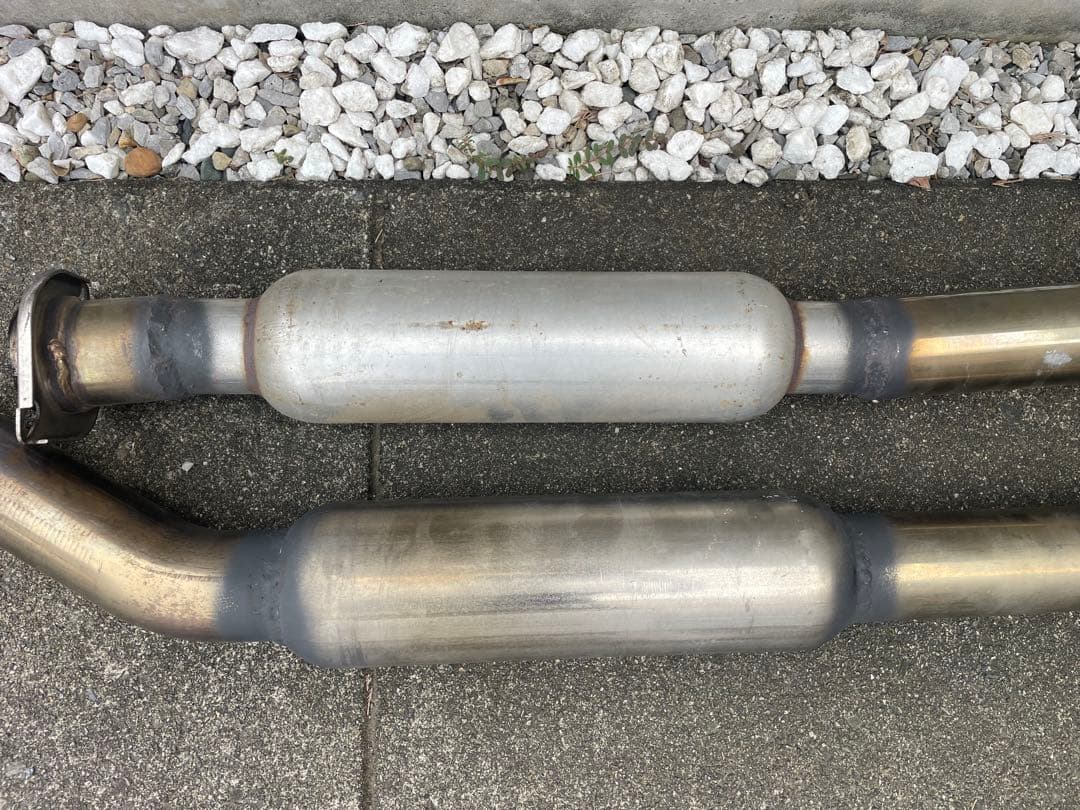 (値下げ)210クラウン後期型スリーキャッツ中間マフラー