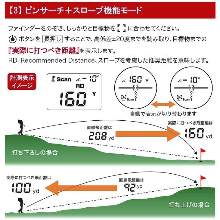 ゴルフ　レーザー距離計　jolt finder　収納ケース付き