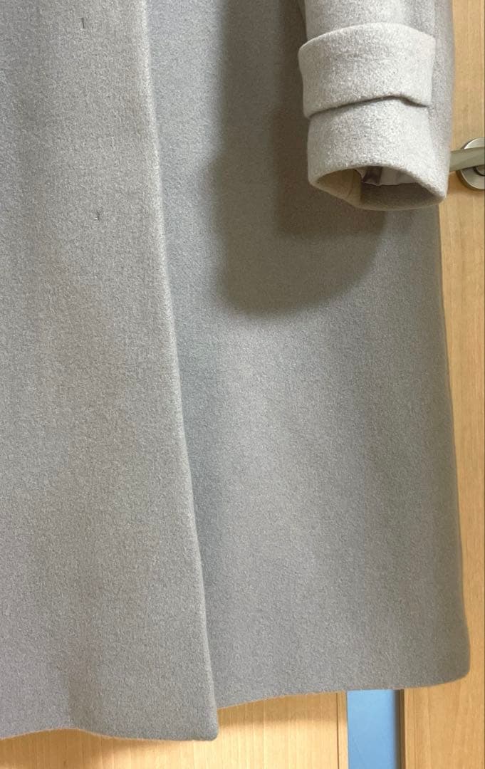 ☆美品☆グリーンレーベルリラクシング定価35,200円23AWノーカラーコート