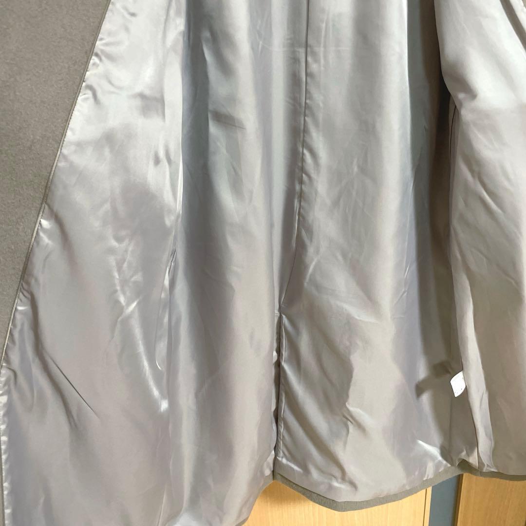 ☆美品☆グリーンレーベルリラクシング定価35,200円23AWノーカラーコート