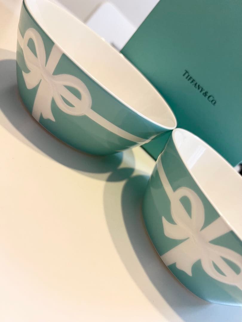 Tiffany & Co ティファニー ブルーボックスボウル2個セット NO.2