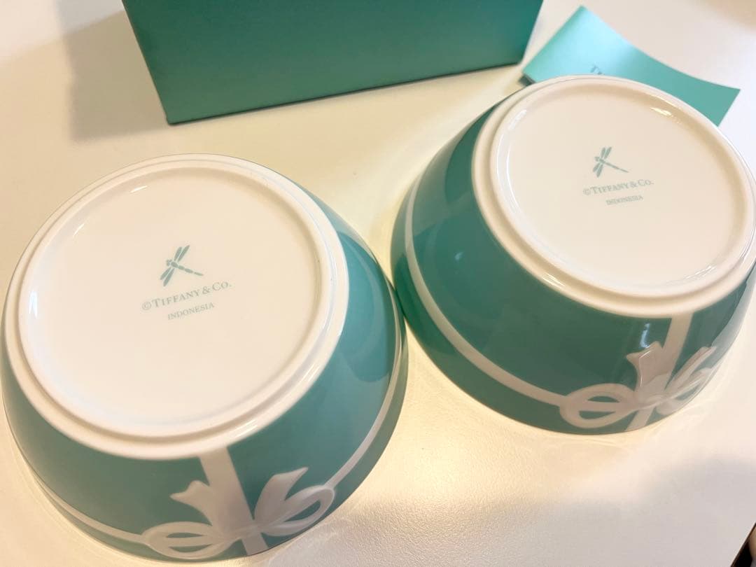 Tiffany & Co ティファニー ブルーボックスボウル2個セット NO.2