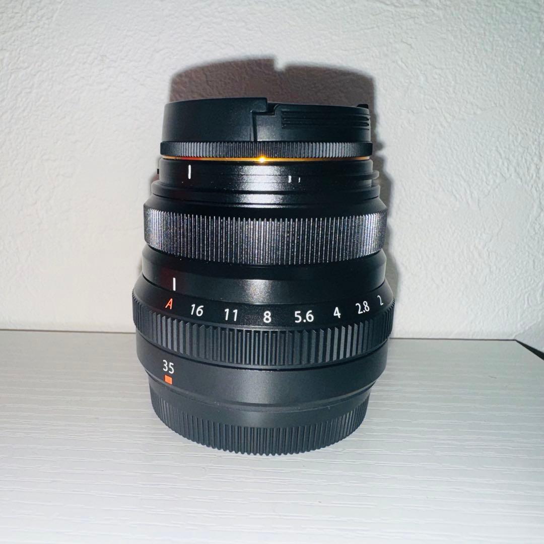 【美品】FUJIFILM フジノン XF35mm F2 R WR ブラック