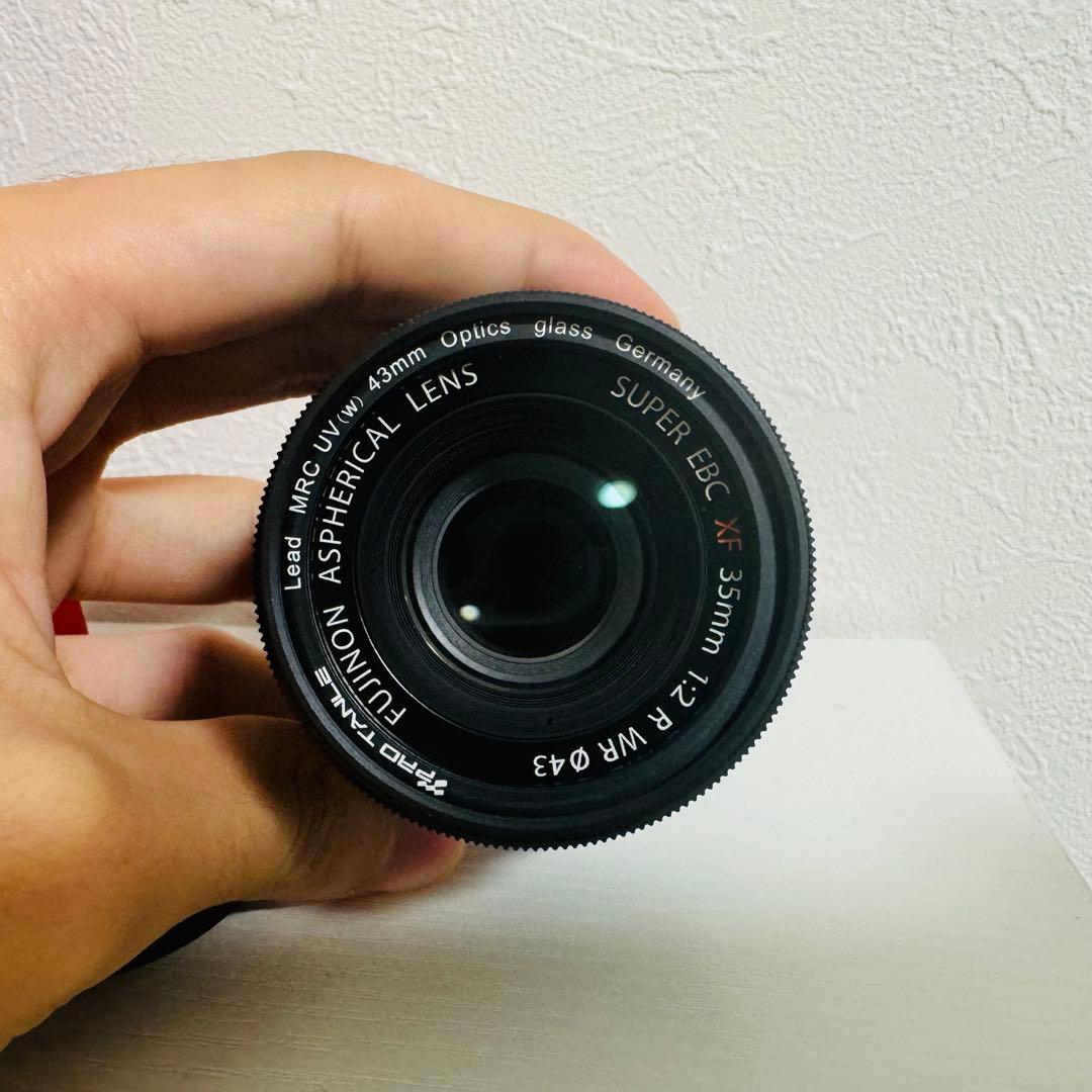 【美品】FUJIFILM フジノン XF35mm F2 R WR ブラック