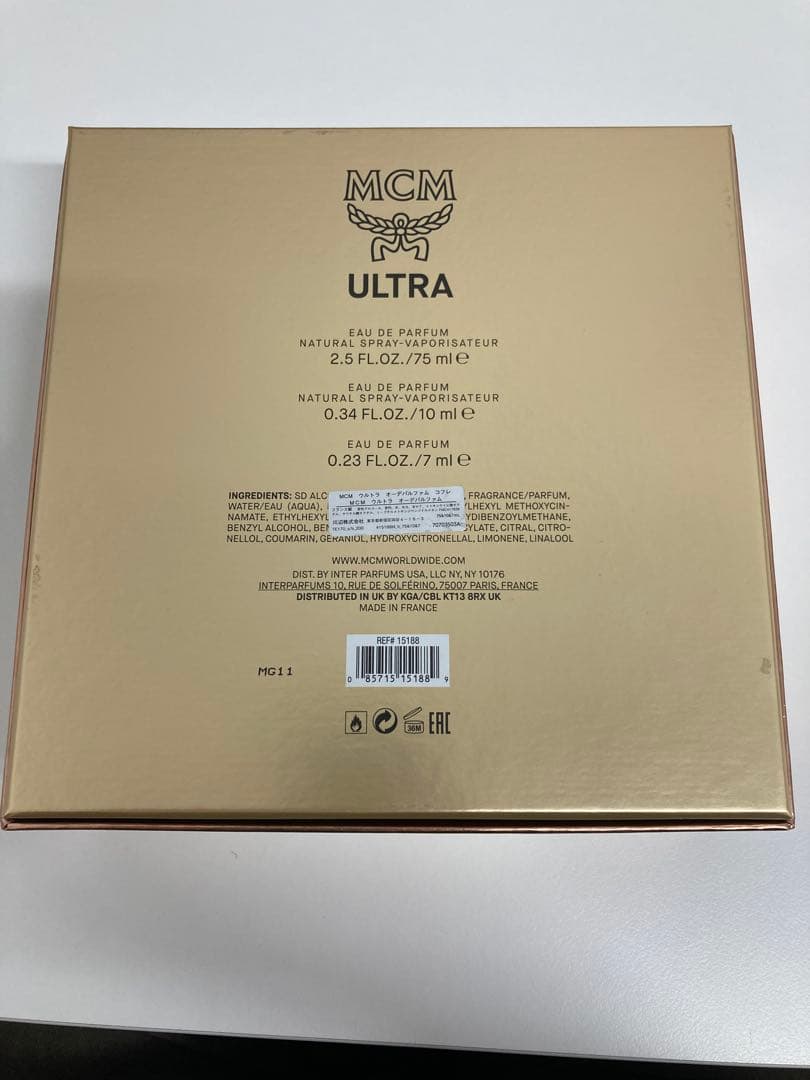 新品未使用品　MCM ウルトラ　オーデパルファム　コフレ