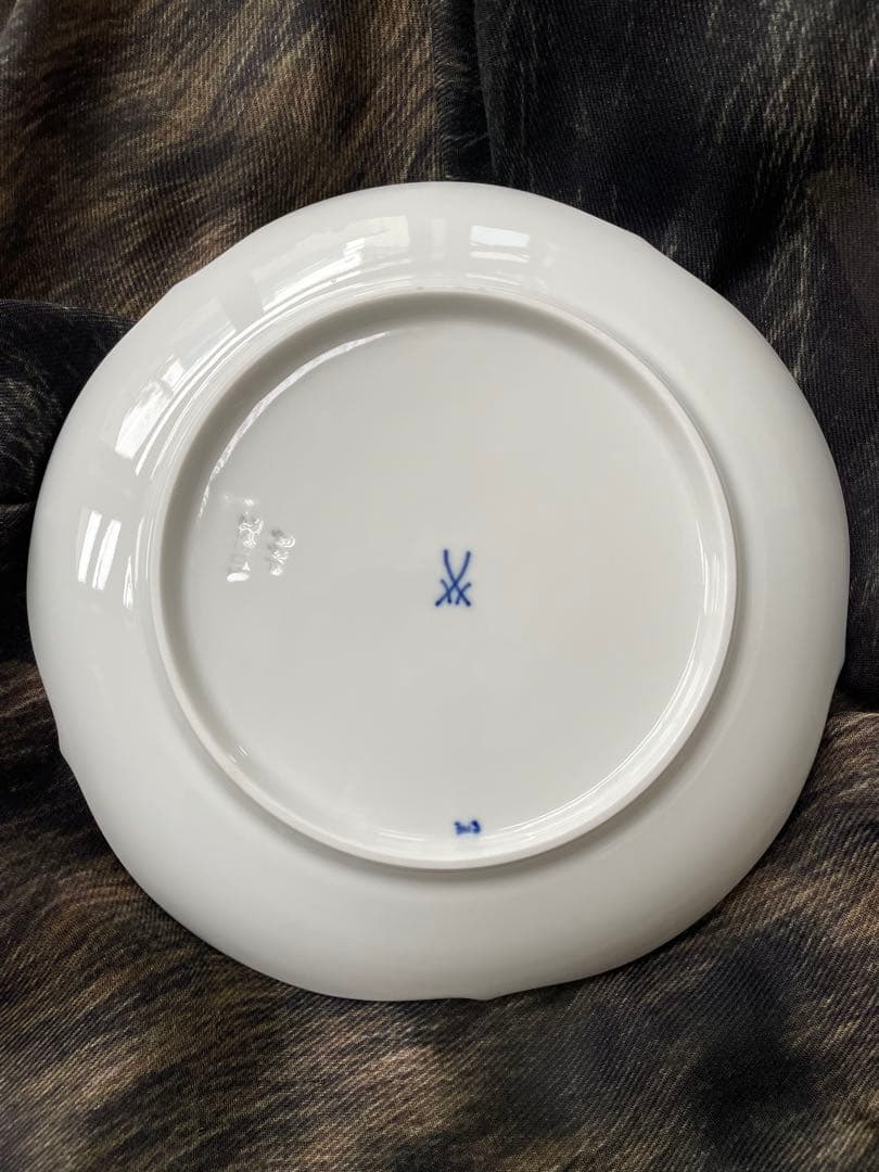 マイセン ブルーオーキッド ケーキ皿　18、5センチ　１枚