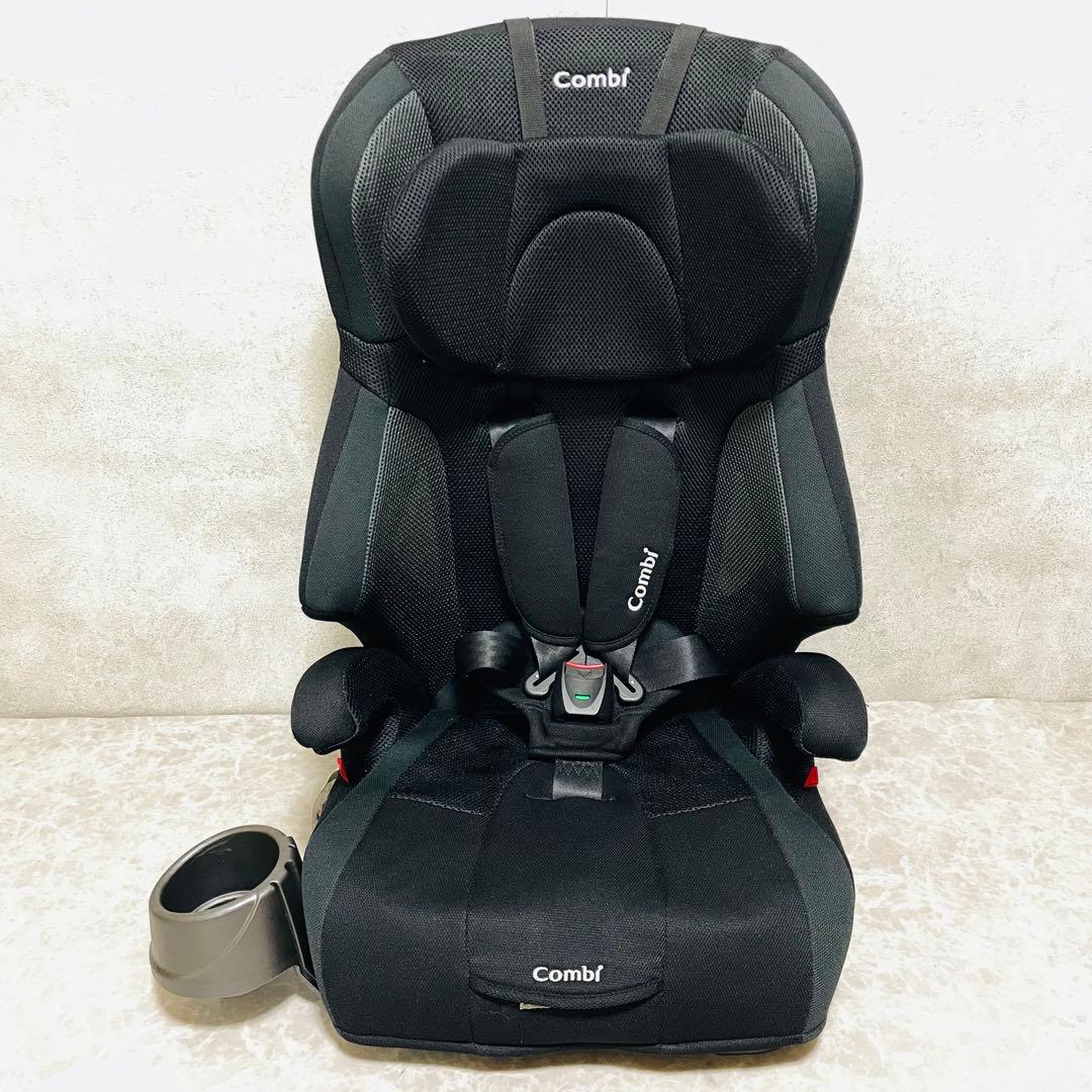 美品 Combi コンビ チャイルドシート ブラック ジョイトリップ エアスルー