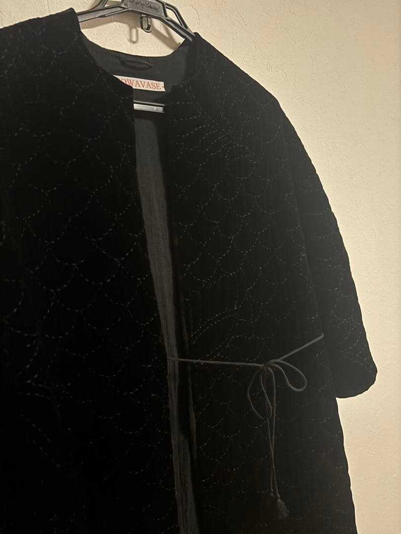 【新品未使用】152000円からお値下げ中！　towavaseベルベットコート