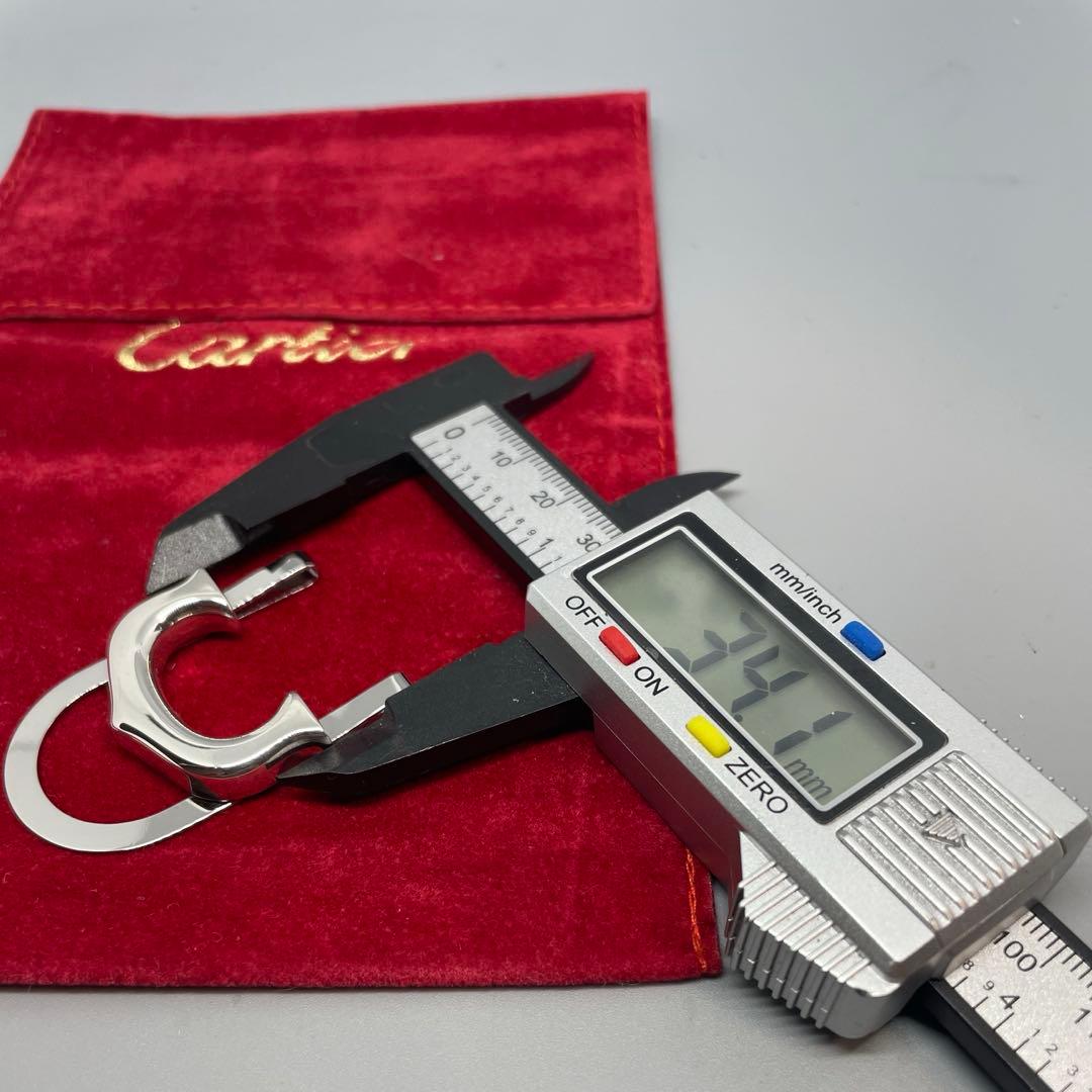 カルティエ　C・ドゥ Cモチーフ　マネークリップ　ステンレス　925
